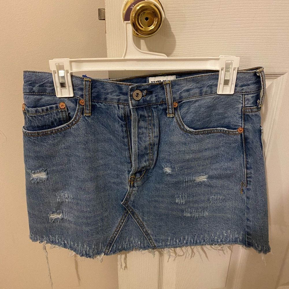 Umgee denim skirt